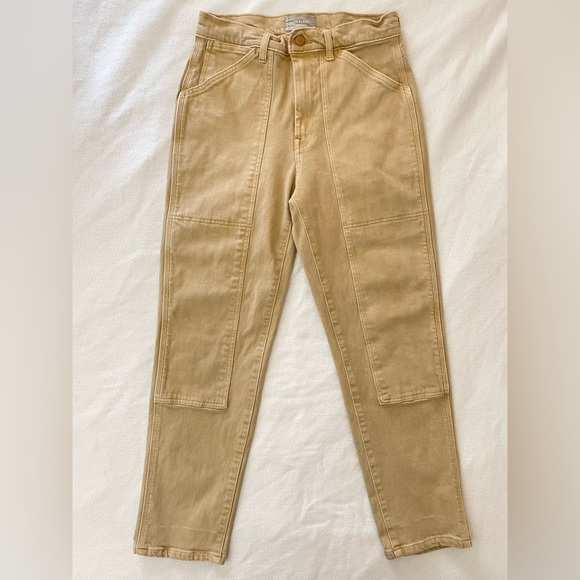 Everlane The Utility Cheeky Straight Leg High Rise Jean in Desert Clay Size 28 - Picture 4 of 13